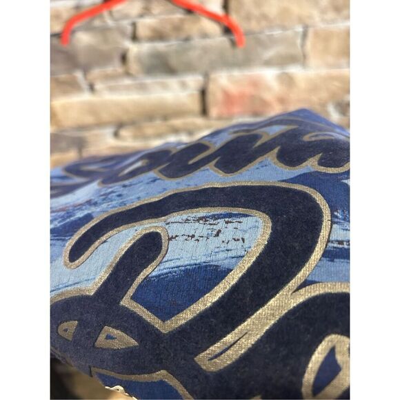 Vintage Y2K south pole grunge punk blue XXL tshirt core faded - Picture 6 of 6